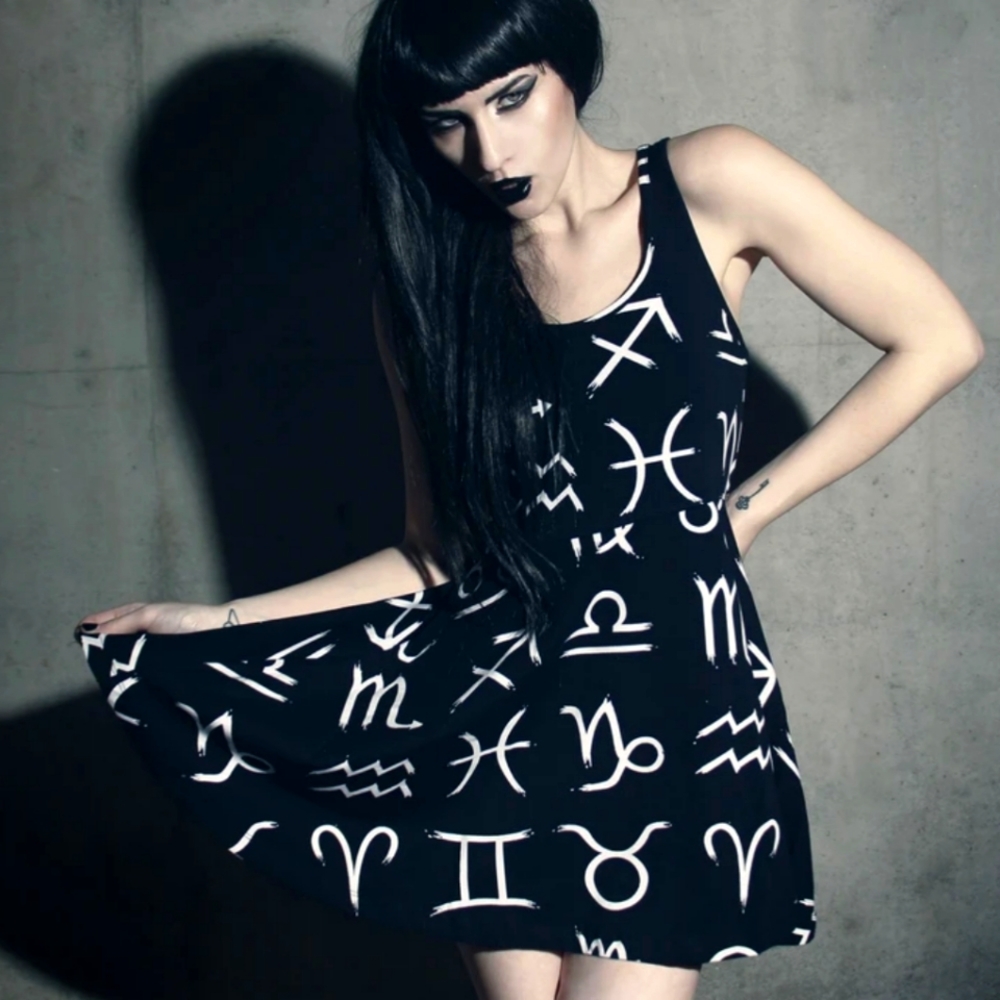 Killstar Zodiac Skater Dress
